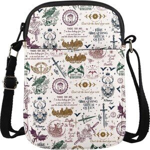 Durable High-Quality Canvas Crossbody Bag for Every Book Lover's Essentials
